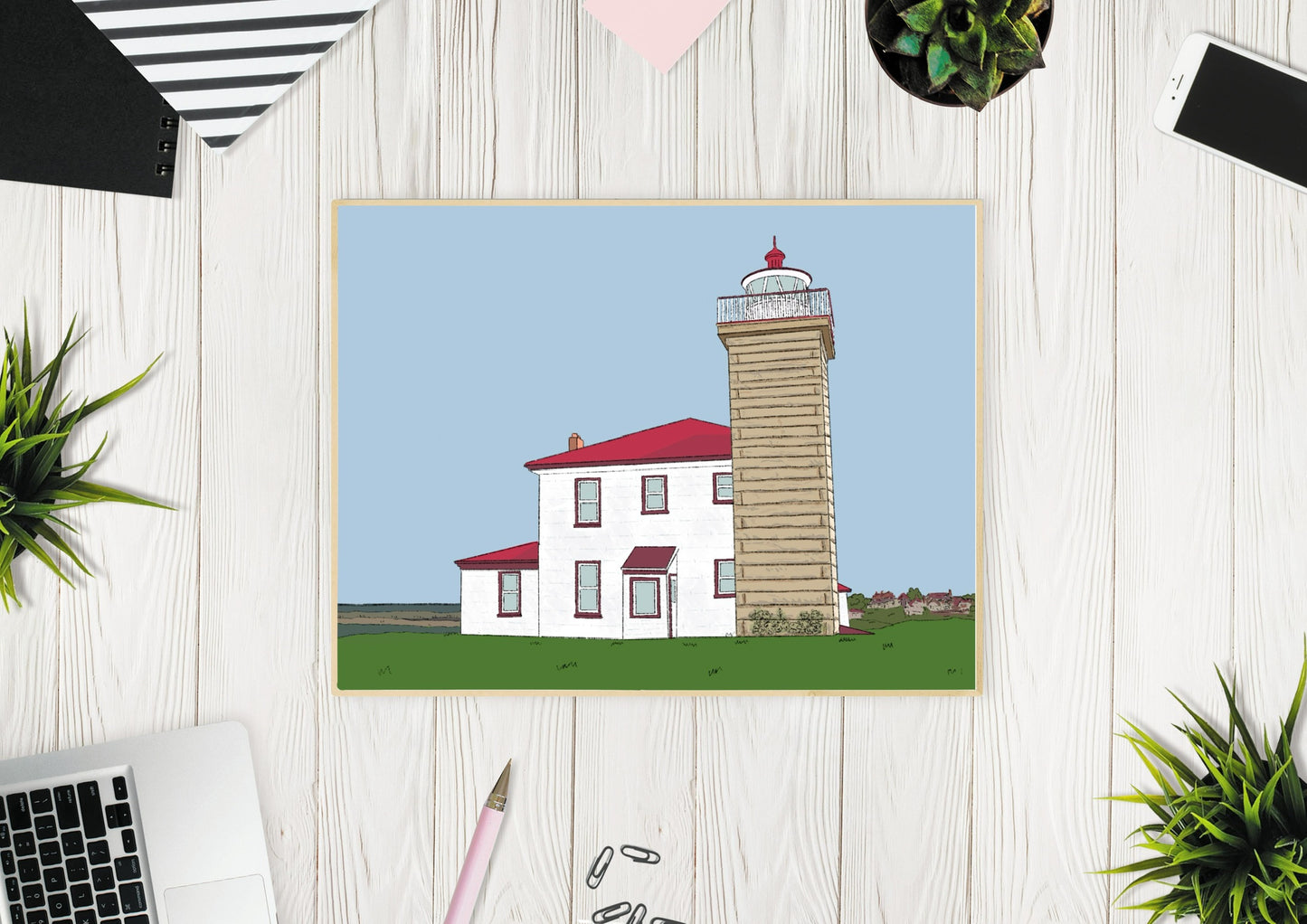 Watch Hill Light, Westerly RI Print