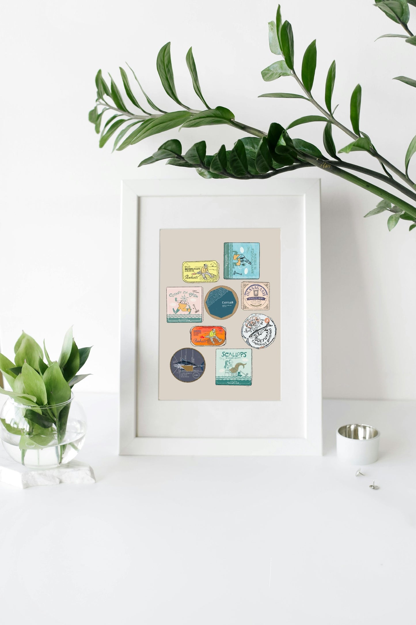 Tinned Fish Summer Print