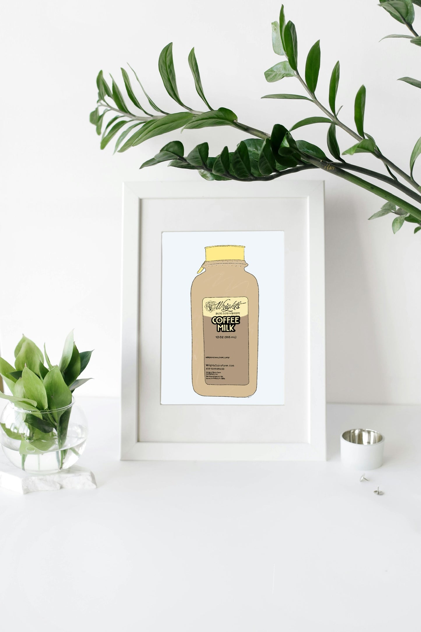 Coffee Milk Illustration